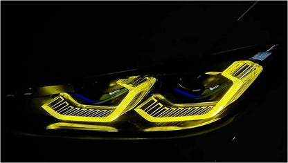 2021-2024 G80 , G82,G83 , I4 BMW Single Yellow CSL Style DRL LED For Both Laser and Non Laser Lights 9 Pin Euro Specs on sale $ 99.95 Only 4 left at this price